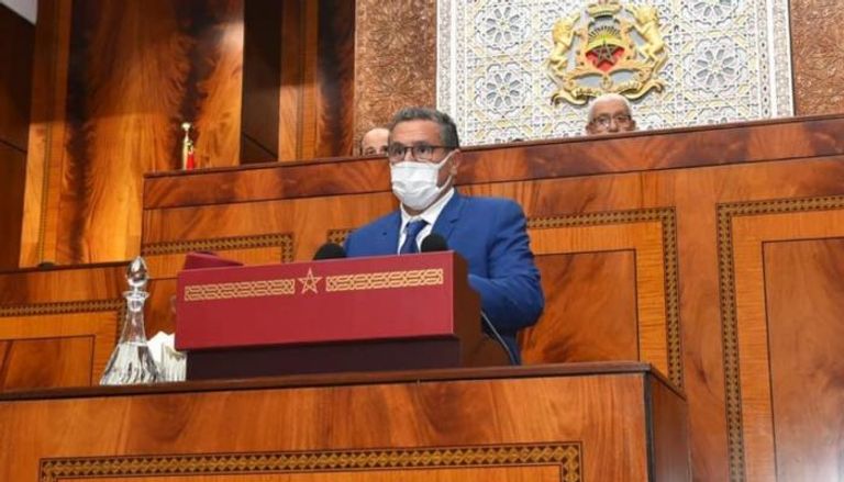 عزيز أخنوش أمام البرلمان المغربي