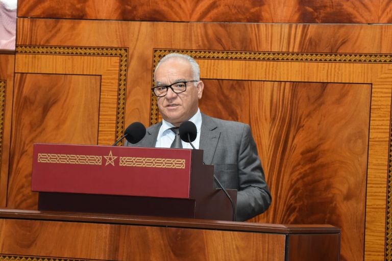 جانب من جلسة مناقشة البرنامج الحكومي