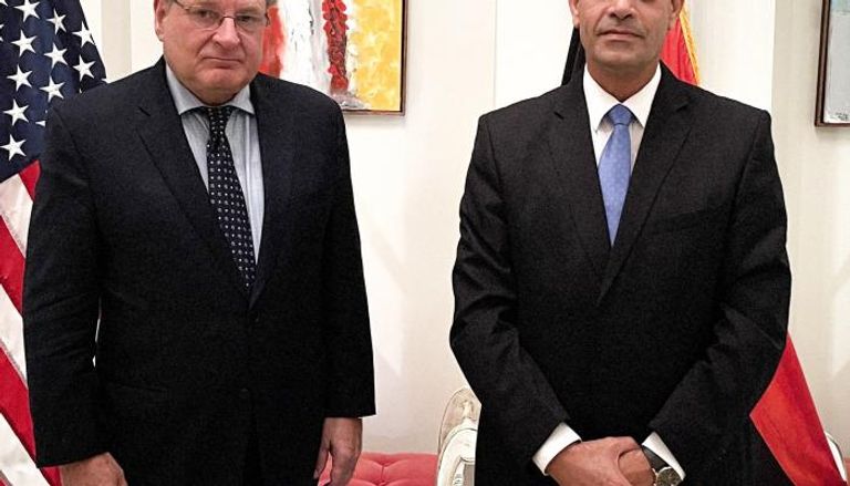 رئيس مفوضية الانتخابات الليبية يلتقي السفير الأمريكي