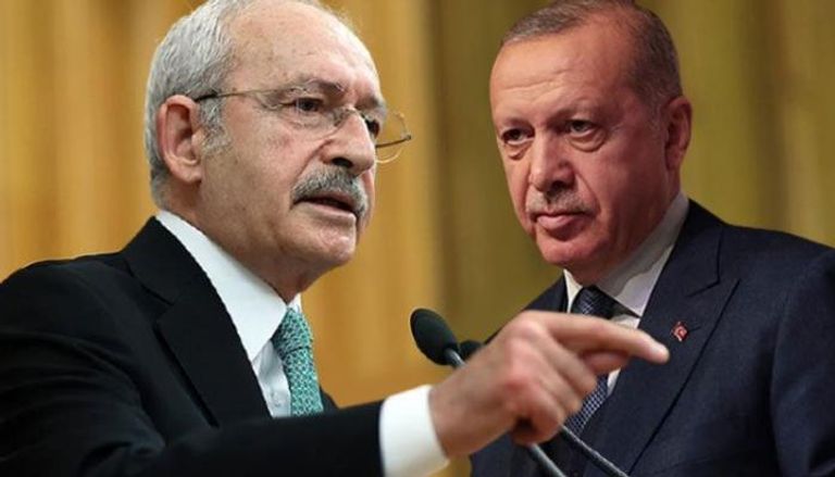 أردوغان وزعيم المعارضة التركية كمال قليجدار أوغلو