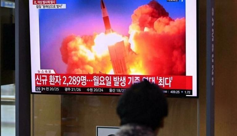 مشهد لإطلاق كوريا الشمالية صاروخاً سبتمبر الماضي