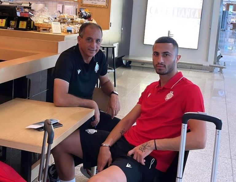 أيمن وعزيز الحسوني في الوداد المغربي الوداد البيضاوي المغربي