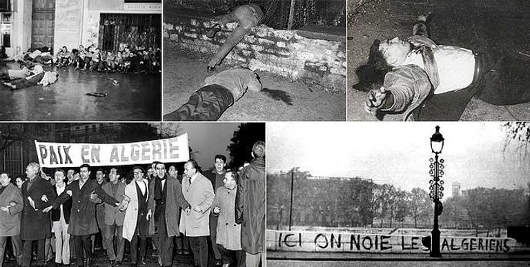 ضحايا جزائريين في مظاهرة 17 أكتوبر 1961 - أرشيف