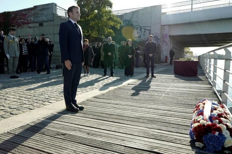 الرئيس الفرنسي يحيي ذكرى المجازر لأول مرة