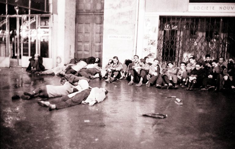 ضحايا ومعتقلون جزائريون في مظاهرات 17 أكتوبر 1961 