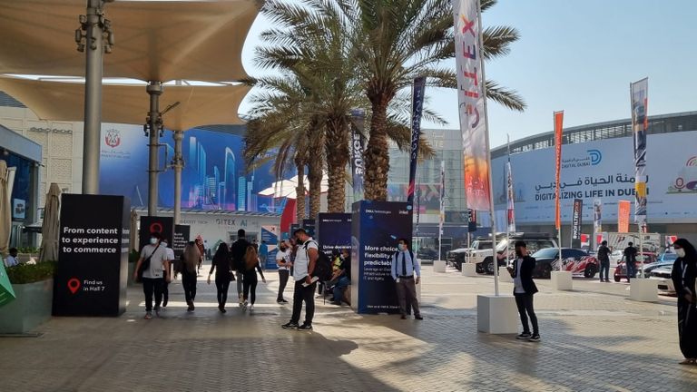 جانب من فعاليات أسبوع جيتكس