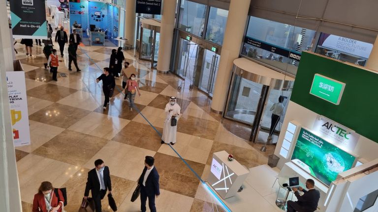 جانب من فعاليات أسبوع جيتكس