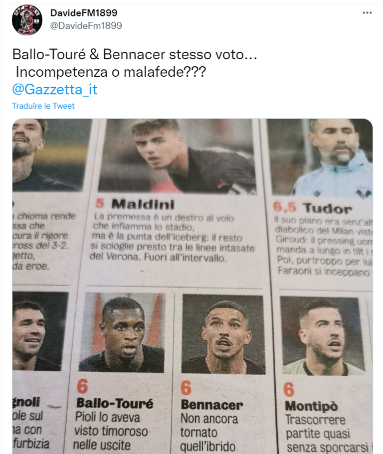 إسماعيل بن ناصر لاعب وسط ميلان