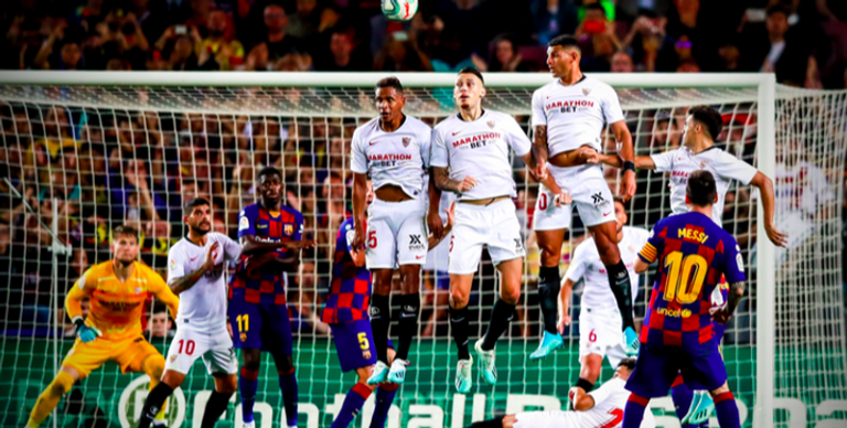 ليونيل ميسي يسجل في أشبيلية محمد صلاح نجم ليفربول ضد واتفورد