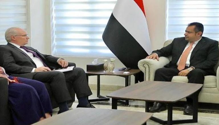 رئيس الوزراء اليمني ومبعوث واشنطن لليمن