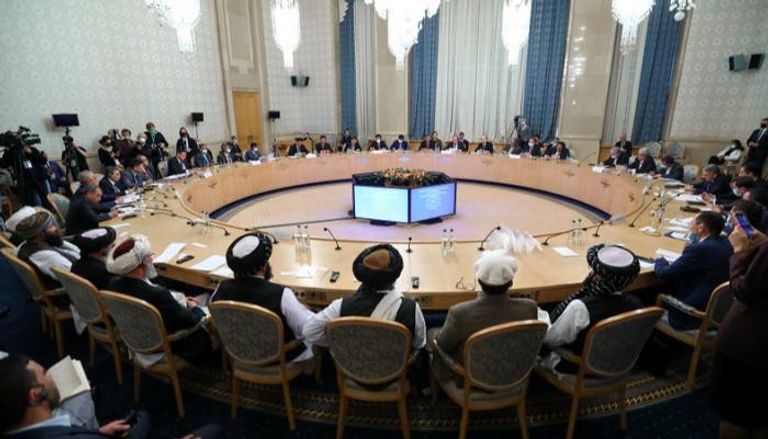 وفد طالبان في مؤتمر موسكو بحضور 10 دول- رويترز