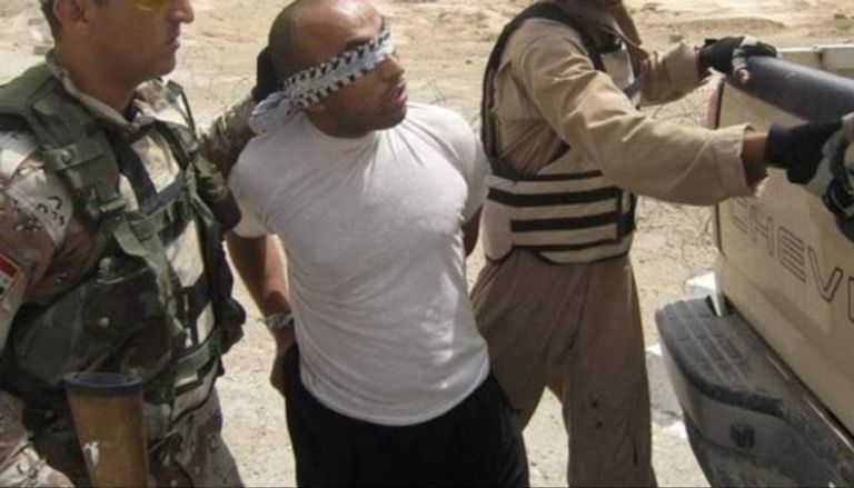 إرهابي داعشي في قبضة القوات العراقية