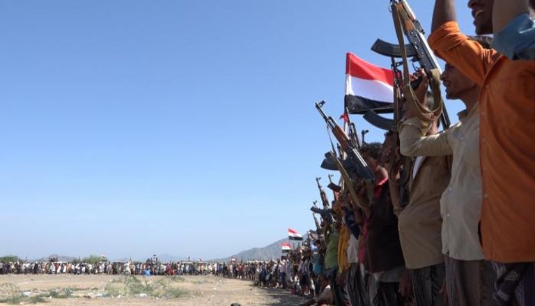 احتشاد المقاومة اليمنية استعدادا لمواجهة الحوثيين