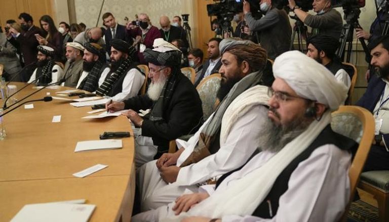 وفد طالبان المشارك في اجتماع موسكو