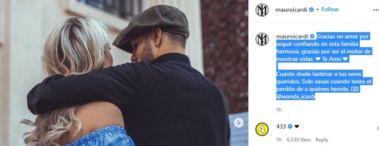 اعتذار ماورو إيكاردي ماورو إيكاردي وواندا نارا