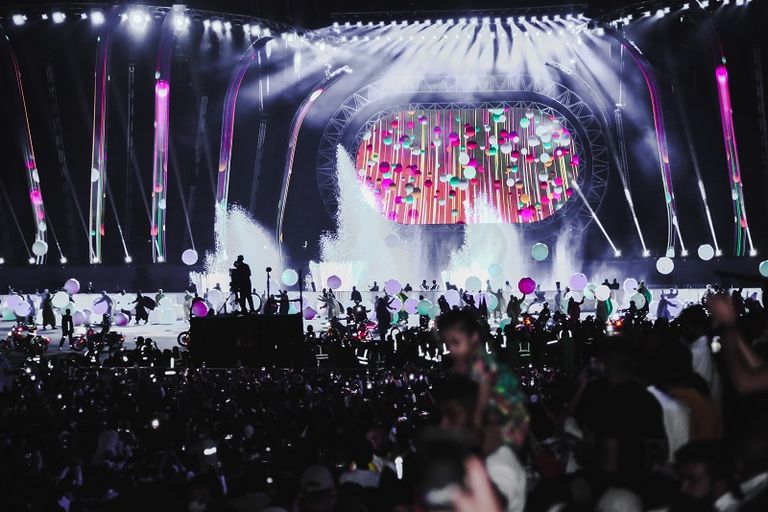 بداية العروض في حفل افتتاح موسم الرياض 2021 حفل افتتاح موسم الرياض 2021