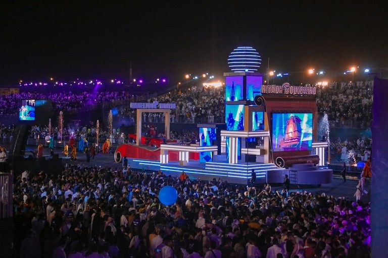 الجماهير في حفل افتتاح موسم الرياض 2021 حفل افتتاح موسم الرياض 2021