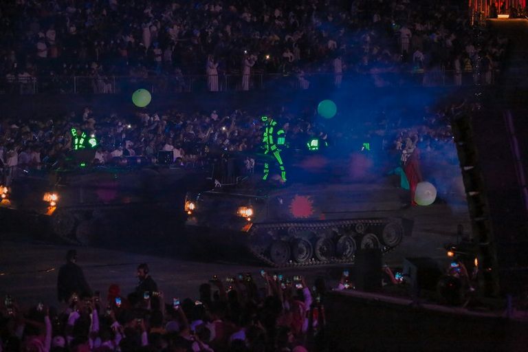 بداية العروض في حفل افتتاح موسم الرياض 2021 حفل افتتاح موسم الرياض 2021