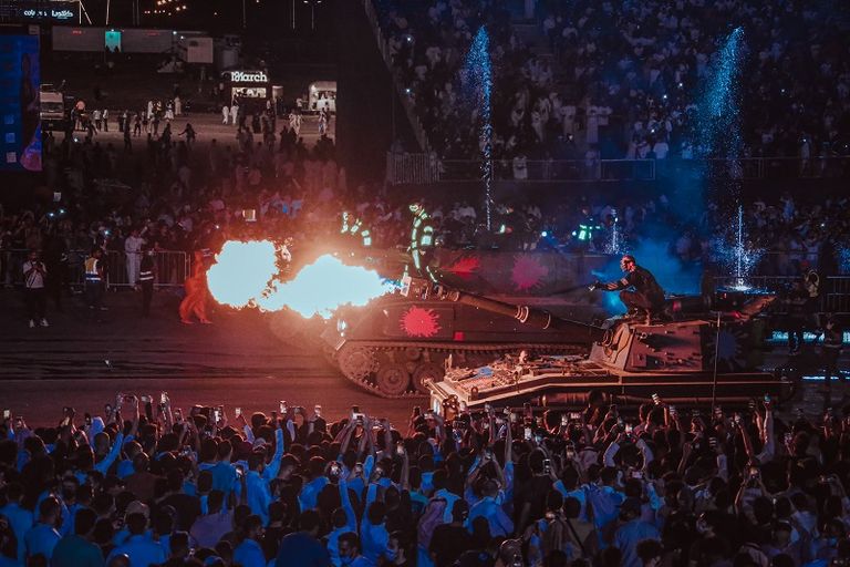 بداية العروض في حفل افتتاح موسم الرياض 2021 حفل افتتاح موسم الرياض 2021