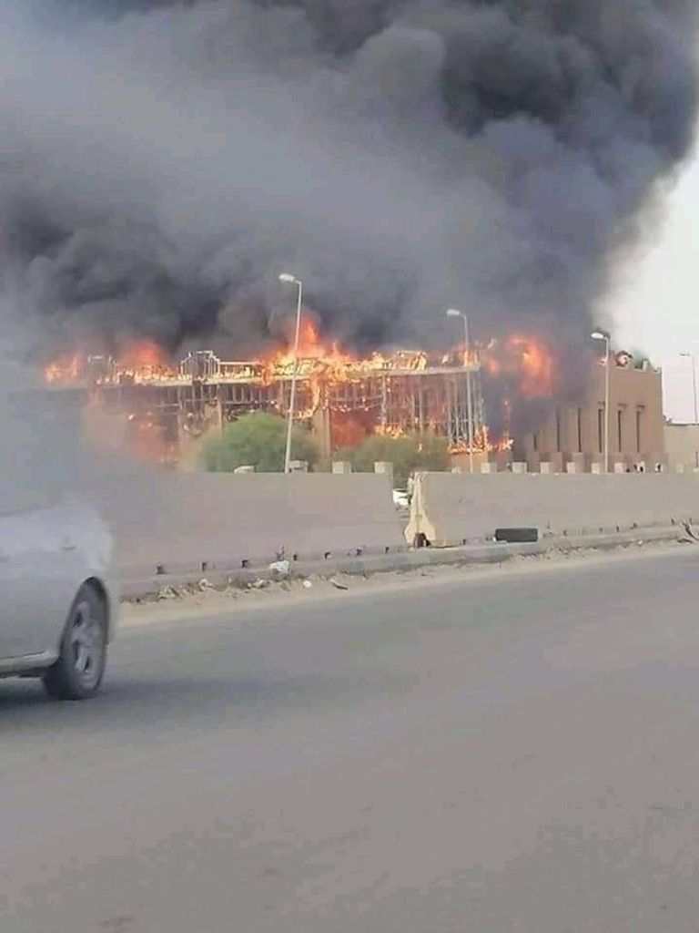 حريق سوق الكريمية بطرابلس