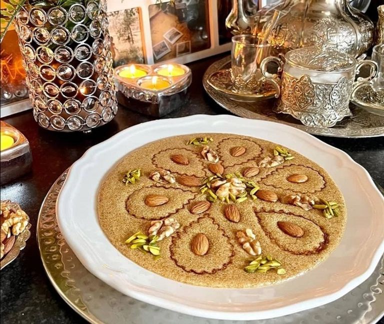 حلوى الطمينة للمولد النبوي الشريف في الجزائر