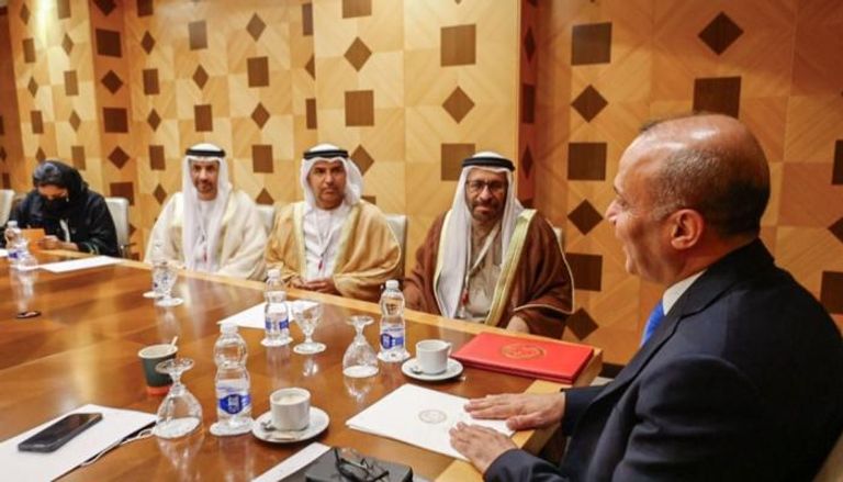 وفد الإمارات يلتقي نائب رئيس المجلس الرئاسي الليبي