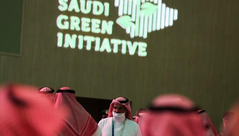 خلال إطلاق مبادرة السعودية الخضراء في الرياض