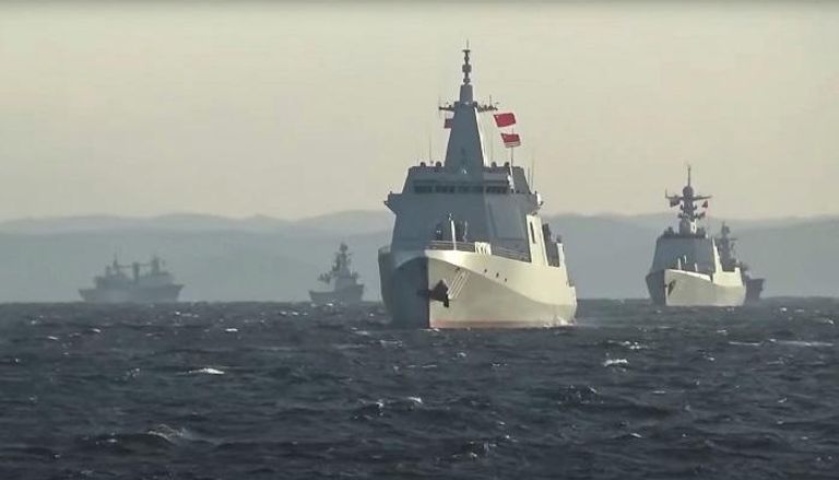   سفن بحرية من الصين وروسيا تبحر في بحر اليابان