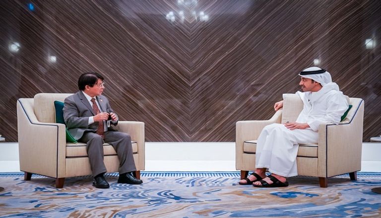 لقاء الشيخ عبدالله بن زايد ورئيسة وزراء ليتوانيا