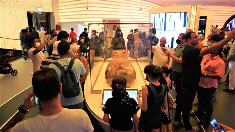 زوار الجناح المصري بإكسبو 2020 دبي