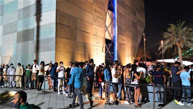 زوار الجناح المصري بإكسبو 2020 دبي