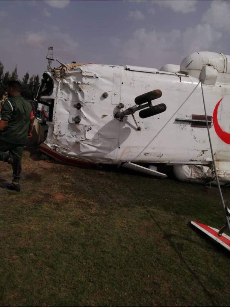 لحظة سقوط الطائرة المحملة بالسيولة النقدية