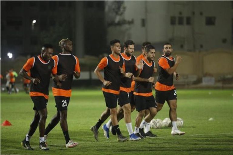 فريق البنك الأهلي يستعد لانطلاق الدوري المصري