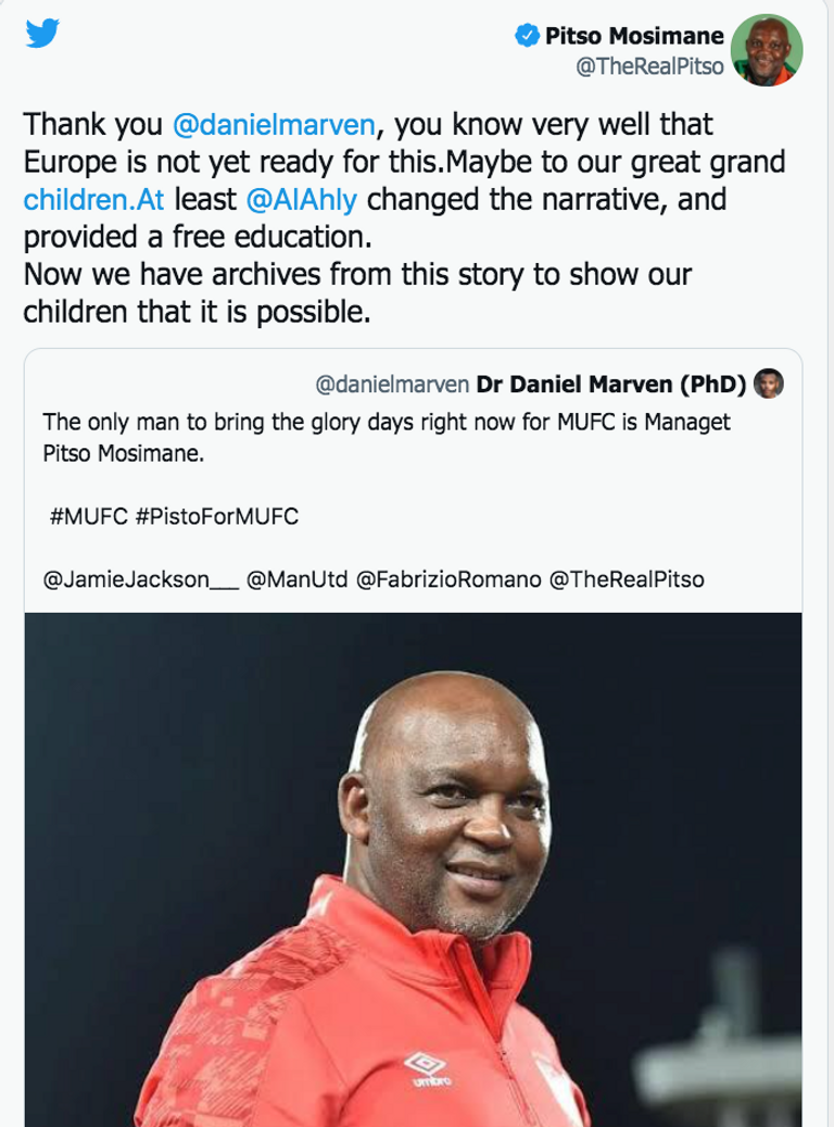 بيتسو موسيماني مدرب الأهلي المصري