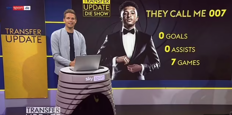 جادون سانشو لاعب مانشستر يونايتد