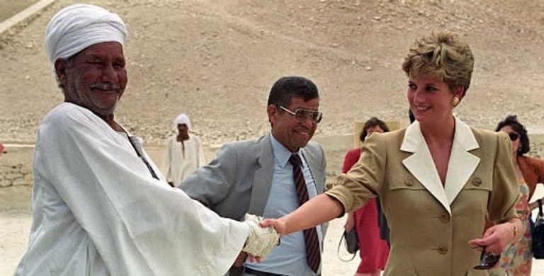 الأميرة ديانا في الأقصر
