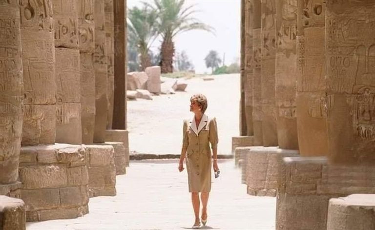 الأميرة ديانا في الأقصر