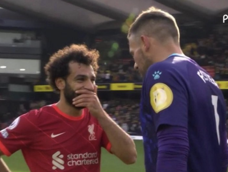 حوار صلاح مع بن فوستر محمد صلاح نجم ليفربول