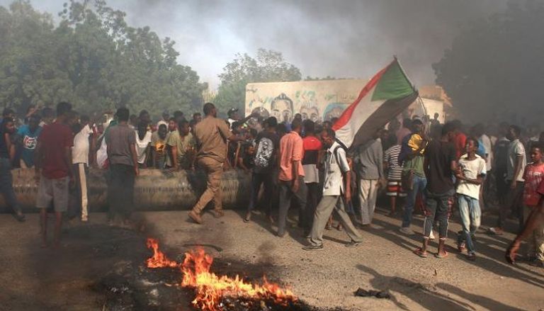 جانب من احتجاجات السودان - أ.ف.ب 