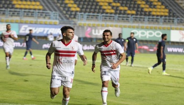 الزمالك ضد إنبي في الدوري المصري