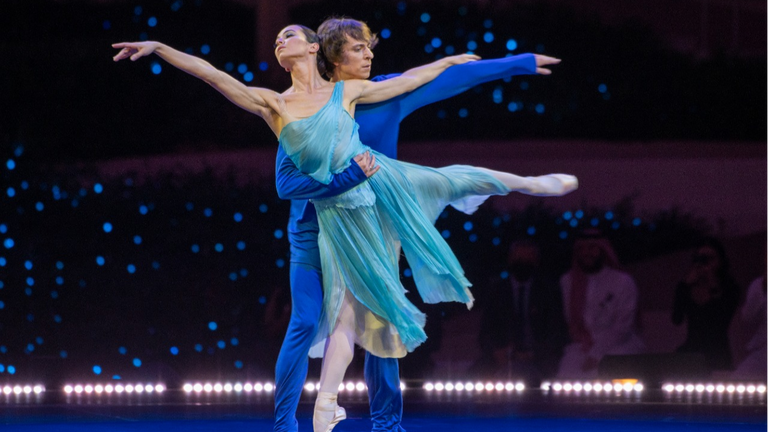 ريم بنت إبراهيم الهاشمي خلال حفل افتتاح جناح المرأة في إكسبو 2020 دبي