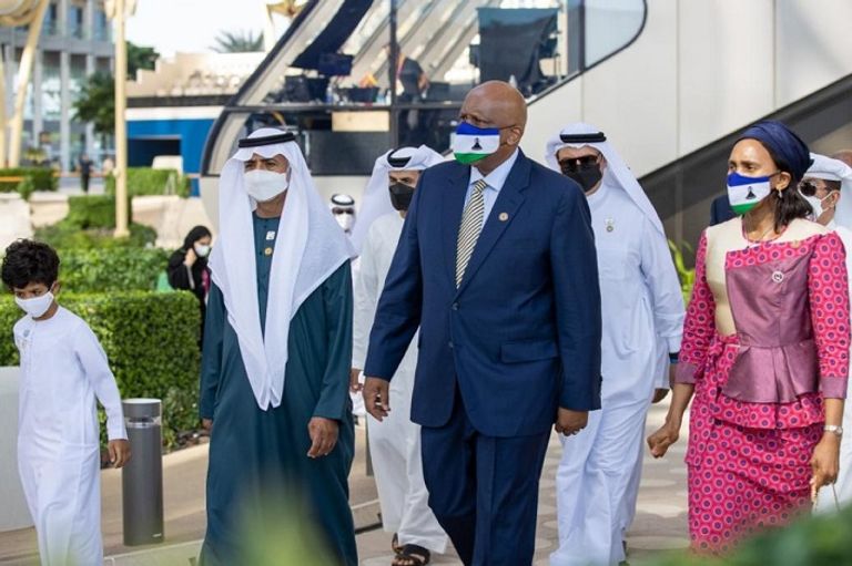 ملك ليسوتو يشهد احتفال بلاده بيومها الوطني في إكسبو 2020 دبي
