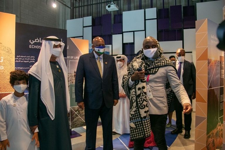 ملك ليسوتو يشهد احتفال بلاده بيومها الوطني في إكسبو 2020 دبي