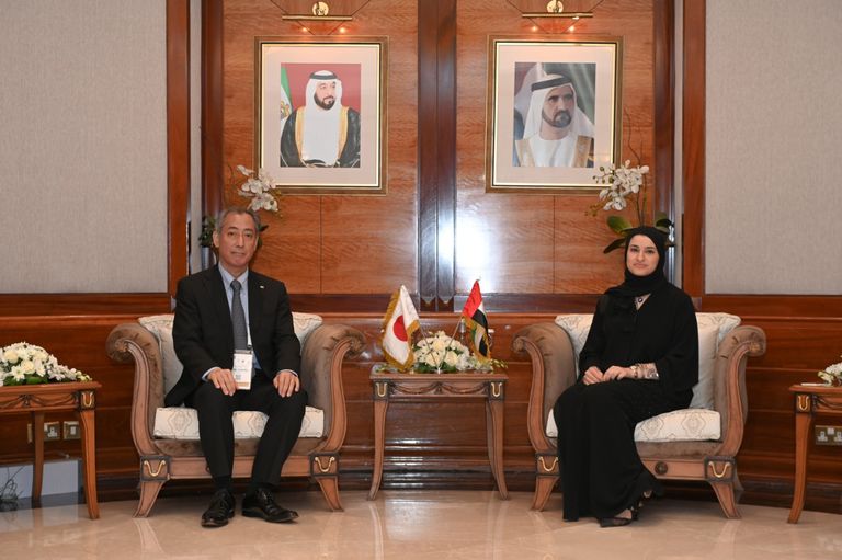 سارة الأميري ورئيس وكالة جاكسا