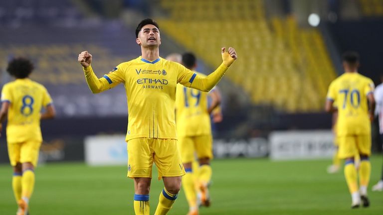 فريق النصر السعودي النصر والفيحاء من مواجهة سابقة