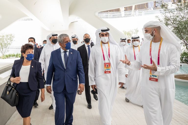 رئيس سيشل يتفقد جناح بلاده بمعرض إكسبو 2020 دبي طيران الإمارات تنعش السياحة في سيشل
