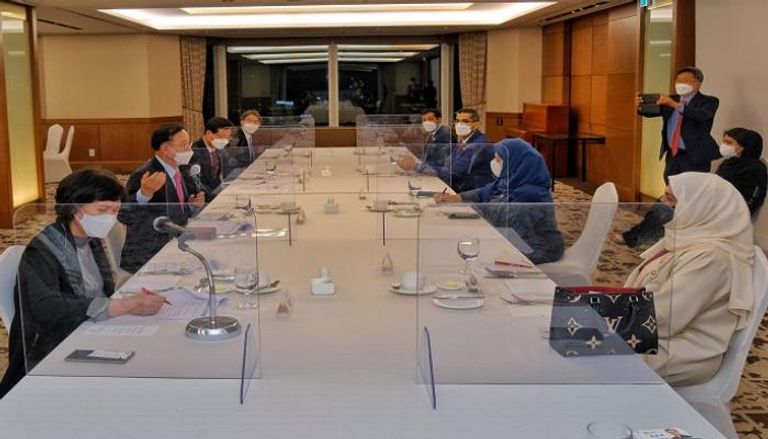 جانب من اجتماعات الصداقة البرلمانية الإماراتية الكورية الجنوبية