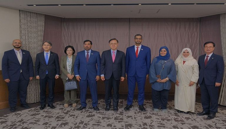 جانب من اجتماعات الصداقة البرلمانية الإماراتية الكورية الجنوبية