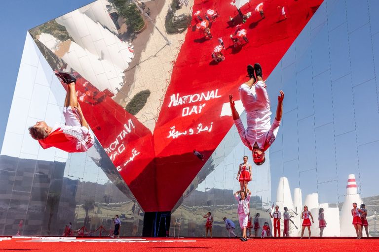 جانب من احتفالات سويسرا بيومها الوطني في إكسبو 2020 دبي