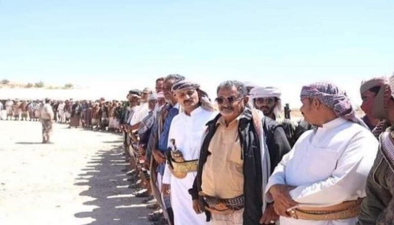 وقفة قبلية ضد إخوان اليمن والحوثي بشبوة - أرشيفية